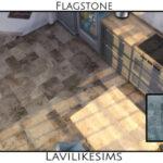 Flagstone floor by lavilikesims at TSR