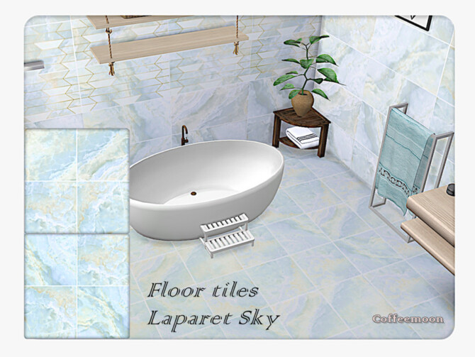 Floor tiles Laparet Sky by Coffeemoon at TSR