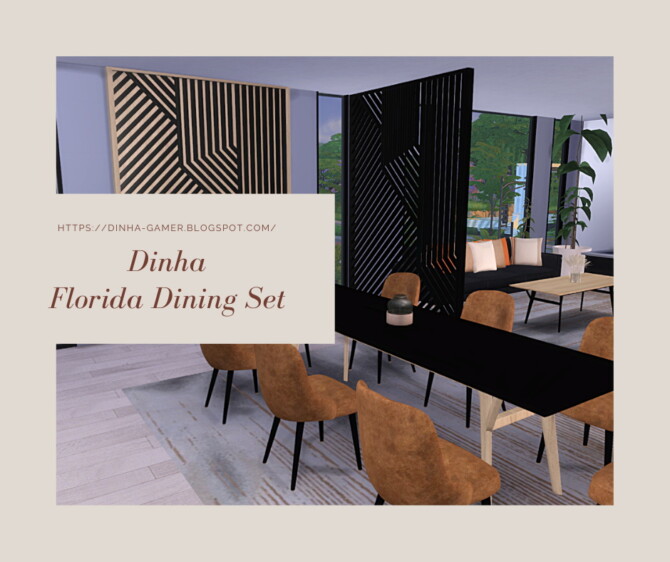 Florida Dining Set at Dinha Gamer