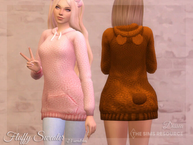 Fluffy Sweater by Dissia at TSR