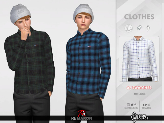 Formal Shirt 05 for Male Sim by remaron at TSR