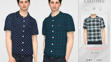 Formal Shirt 06 for Male Sim by remaron at TSR