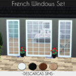 French Windows Set at Descargas Sims