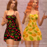 Fruits Dress by Dissia at TSR