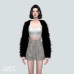 Fur Cardigan at Marigold