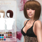 Gabby Hair by JavaSims at TSR