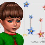 Gentle Flower Earrings Toddler by DailyStorm at TSR