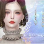 Geometric earrings 21 by Arltos at TSR