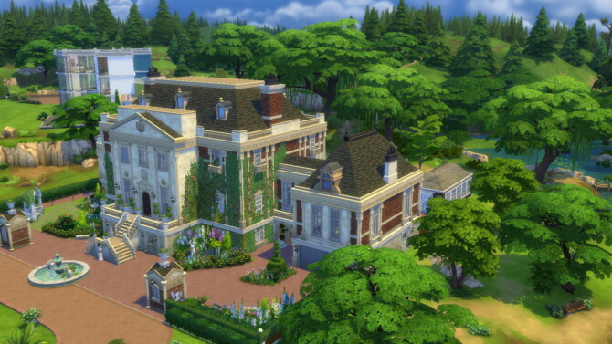 Georgian Dream Mansion by Dixie Nourmous at Mod The Sims 4