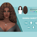 Gianna Hairstyle by simcelebrity00 at TSR