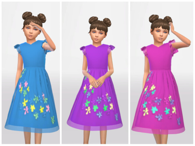 Girl’s Dress 0604 by ErinAOK at TSR