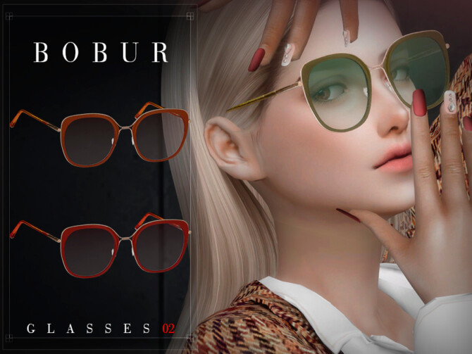 Glasses 02 by Bobur3 at TSR