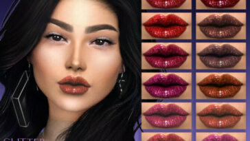 Glitter Lipstick by MagicHand at TSR