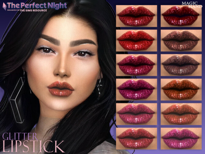 Glitter Lipstick by MagicHand at TSR