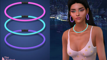 Glow Festival Necklace by feyona at TSR