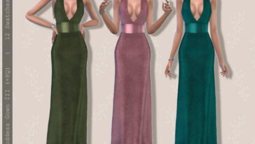 Goddess Gown III (The Velvet Edition) by Pipco at TSR