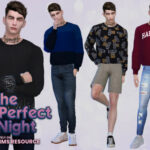 Granz Tucked Sweater by McLayneSims at TSR