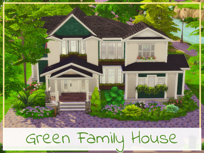 Green Family House by simmer_adelaina at TSR