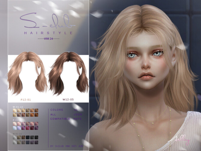 Hair 202124 by S-Club WM at TSR