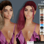 Hairstyle 12 Lidia tail by sims2fanbg at TSR