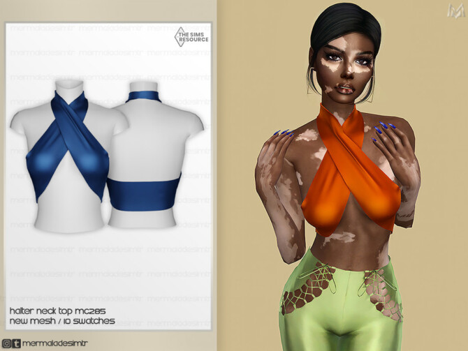 Halter Neck Top MC285 by mermaladesimtr at TSR