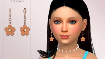 Hana Earrings Child by Suzue at TSR