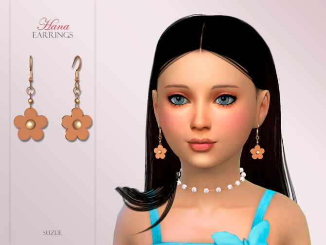 Hana Earrings Child by Suzue at TSR