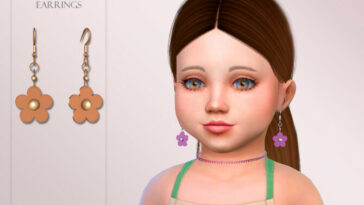 Hana Earrings Toddler by Suzue at TSR