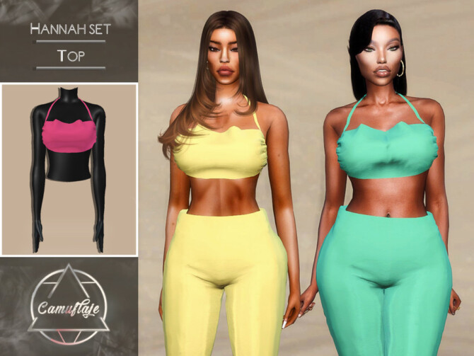 Hannah Set – Top by Camuflaje at TSR