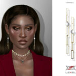 Harsh earrings by LEXEL at TSR