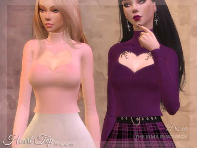 Heart Top by Dissia at TSR