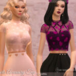 Hearts Accessory Top by Dissia at TSR