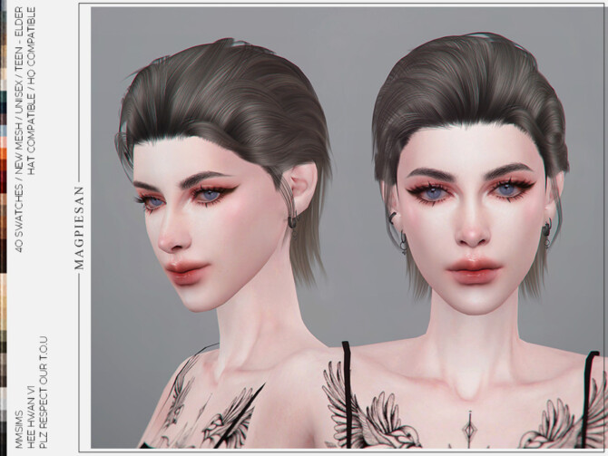 Hee Hwan Hair v1 by magpiesan at TSR