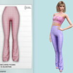 High Waist Plaid Pants MC290 by mermaladesimtr at TSR