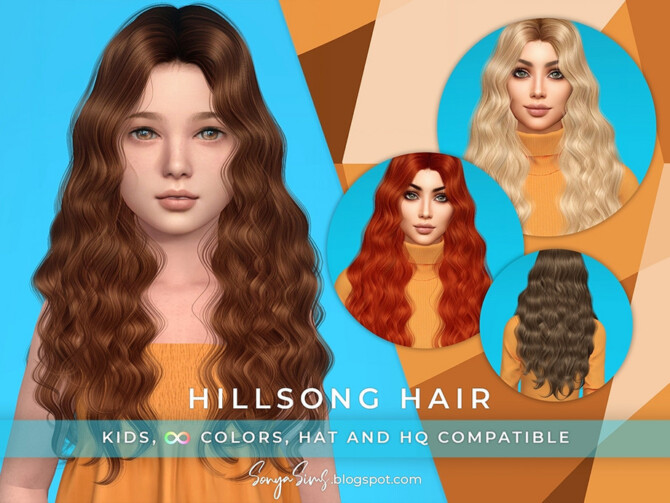 Hillsong Hair for KIDS by SonyaSimsCC at TSR