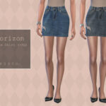 Horizon Denim Skirt by Pipco at TSR