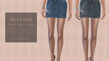 Horizon Denim Skirt by Pipco at TSR