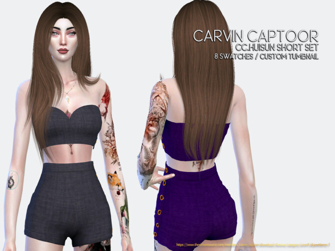 Huisun Short Set by carvin captoor at TSR