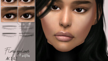 IMF Flora Eyeliner N.142 by IzzieMcFire at TSR