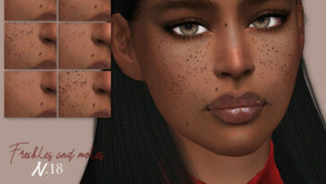 IMF Freckles + moles N.18 by IzzieMcFire at TSR