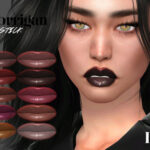 IMF Morrigan Lipstick N.350 by IzzieMcFire at TSR