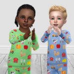 IP Toddler Farm PJ Top by InfinitePlumbobs at TSR