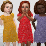 IP Toddler Paisley Dress by InfinitePlumbobs at TSR