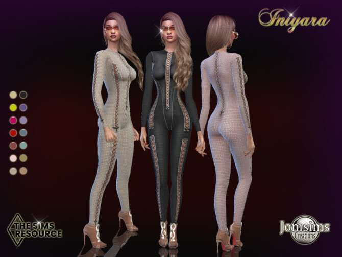 Iniyara jumpsuit by jomsims at TSR