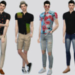 Into Patterned Shirt by McLayneSims at TSR