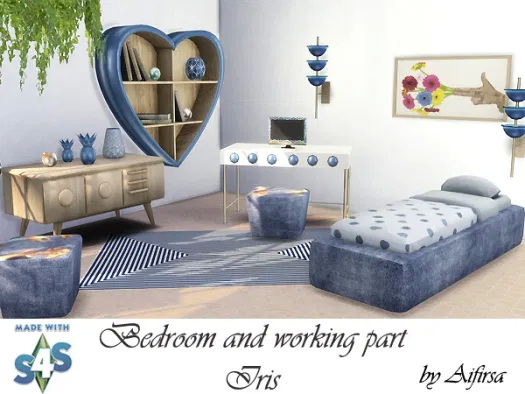 Iris bedroom and working part at Aifirsa