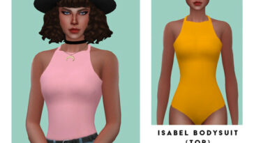 Isabel Bodysuit (Top) by OranosTR at TSR