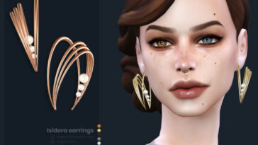 Isidora earrings by sugar owl at TSR