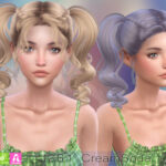 J261 CreamSoda hair (P) at Newsea Sims 4