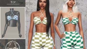 Jade Set Top by Camuflaje at TSR